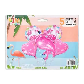 Svn-257 Balon Folyo Set Yüzük Flamingo 1 Adet