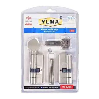 YM-B68BGS Blist.Saten Kapı Barel Seti 1 Adet