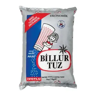 3kg Ekonomik Poşet İyotlu 1 Adet