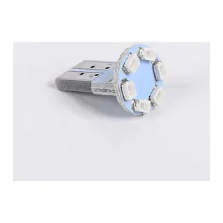 Ampul 12V T-10 6Led SMD Fiber Fariçi Mavi 1 Adet