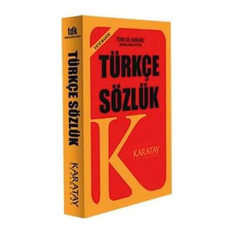 Plastik Kapak Türkçe Sözlük 1 Adet