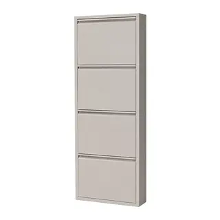 KASER 1013 KREM 4lu KILITLI METAL AYAKKABIL
