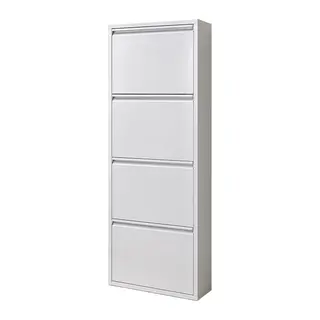 KASER 9003 BEYAZ 4lu KILITLI METAL AYAKKABILIK