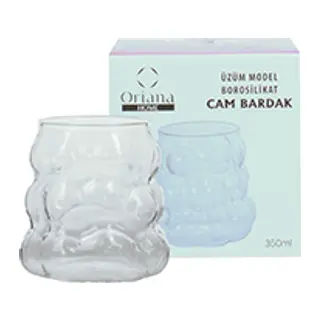 HOME UZUM BOROSILIKAT CAM BARDAK 1 Adet
