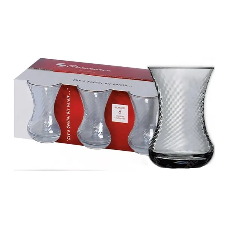 P.BAHCE 42781 6lı INCE BELLl OPTIKLI CAY BARDAK