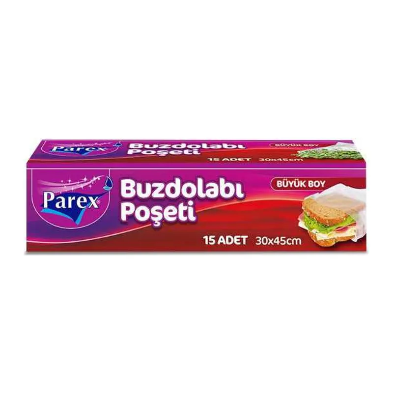 Buzdolabı Poş 30*45 Büyük 15li