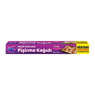 Pişirme Kağıdı Hazır Kesim 16 lı