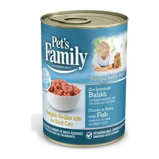Kedi Konserve Balıklı 400gr 1 Adet