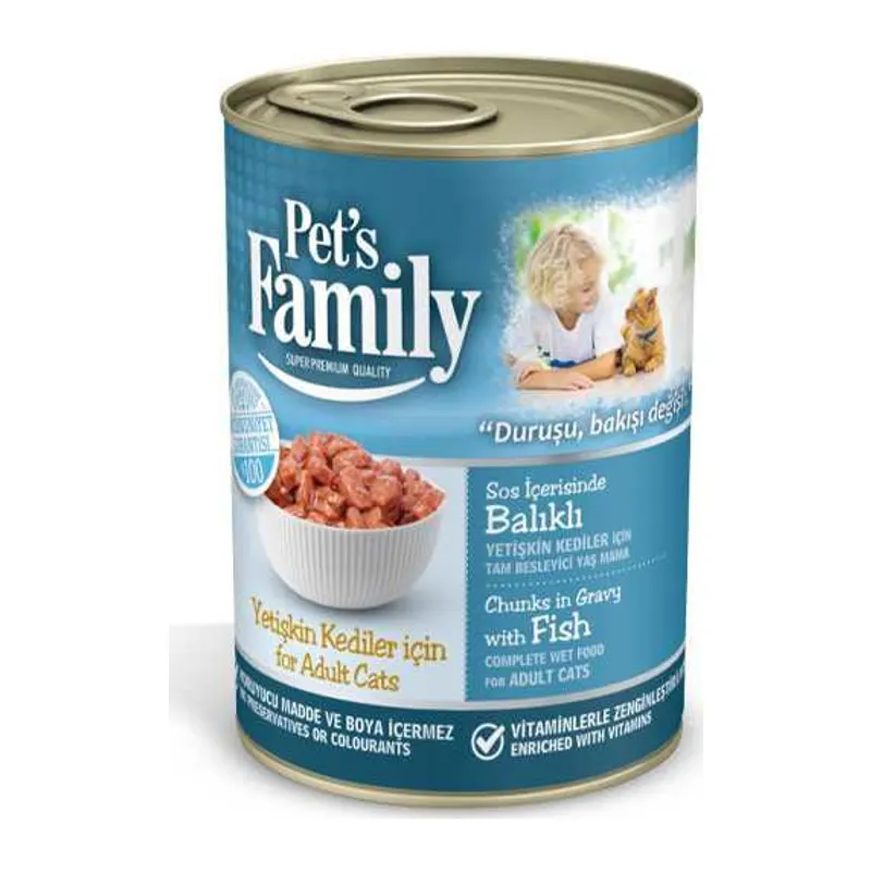 Kedi Konserve Balıklı 400gr 1 Adet