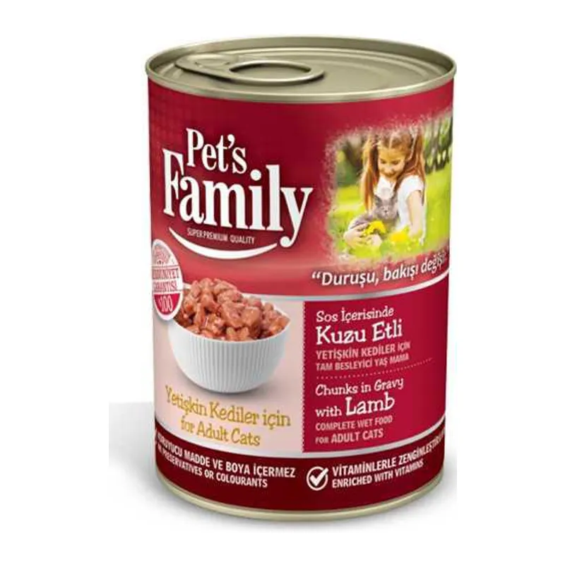 Kedi Konserve Kuzu 400gr 1 Adet
