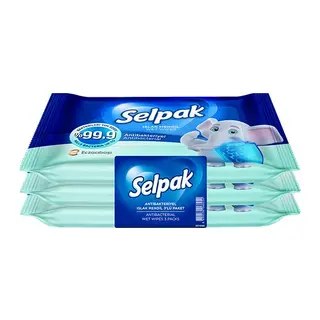 Antibakteriyel Islak Cep Mendil 3`lü 1 Adet