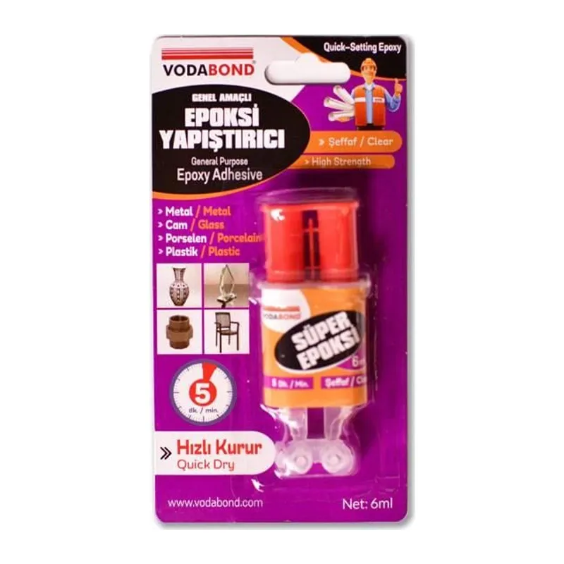 6ml Şırınga Epoksi Yapıştırıcı 1 Adet