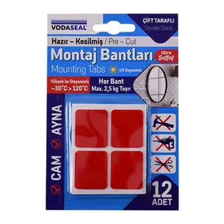 25x30 12 li Çift Taraflı Silikon Bant