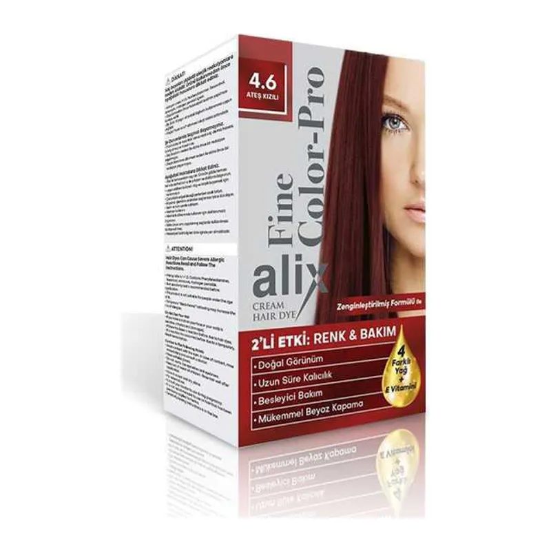 Set Saç Boyası 4.6 Ateş Kızılı 1 Adet