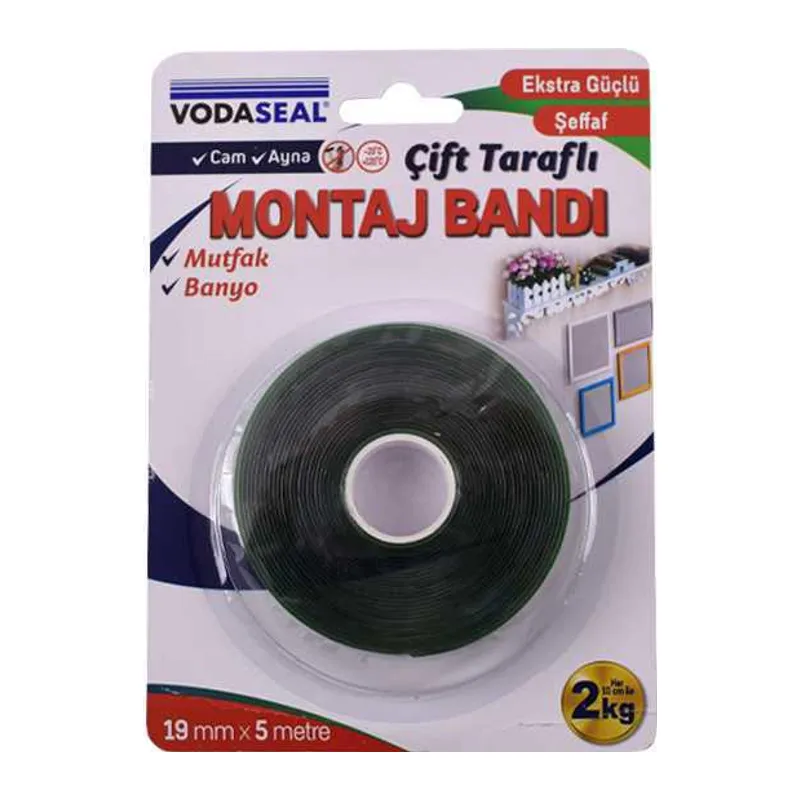 19mmX5 Mt. Çift Taraflı Montaj Bandı 1 Adet