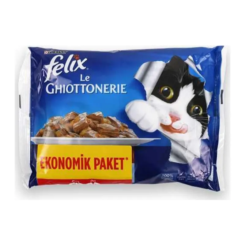 Sığır Etli Kedi Pouch 4x85gr