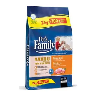 Yavru Köpek Maması Kuzu 2000+700g 1 Adet