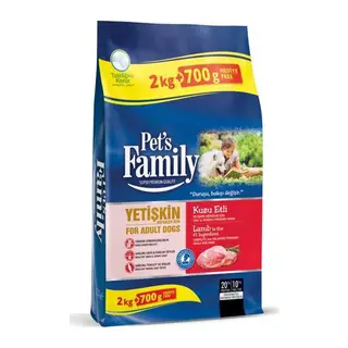 Yetişkin Köpek Maması Kuzu 2000+700g 1 Adet