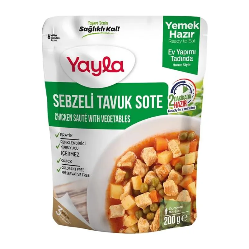Sebzeli Tavuk Sote 200gr 1 Adet