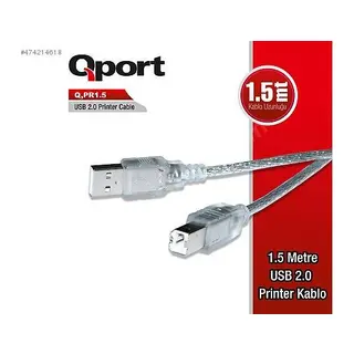 Q-PR1.5 USB 2.0 1.5M YAZICI KABLOSU