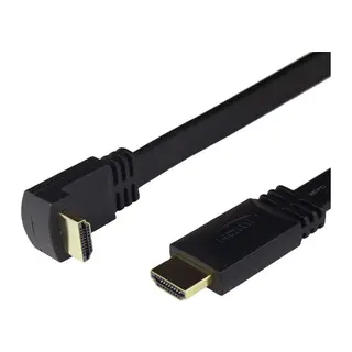 SENSEI S-90UP-HDTV 4K 2.0V 3D 1.5 METRE 90 DERECE AÇILI L TİPİ ALTIN UÇLU HDMI KABLO