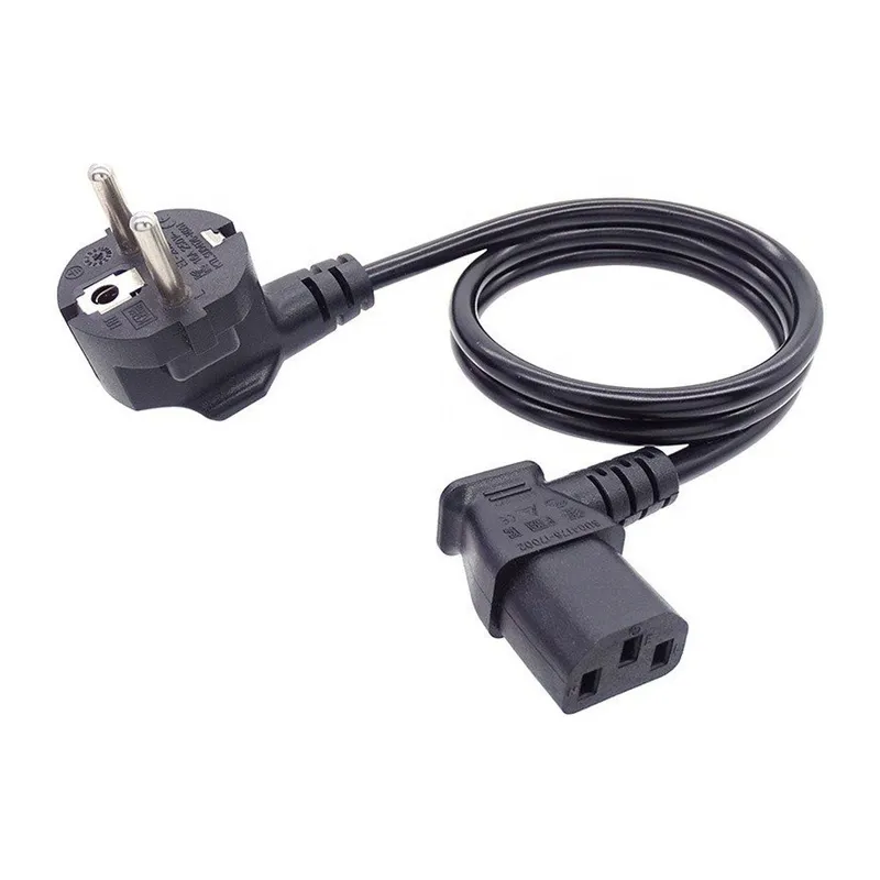 SENSEI EU POWER CORD L TİPİ (SOL) 3X0.75MM 220V 90 DERECE 1.5 METRE POWER KABLO