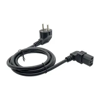 SENSEI EU POWER CORD L TİPİ (ALT) 3X0.75MM 220V 90 DERECE 1.5 METRE POWER KABLO