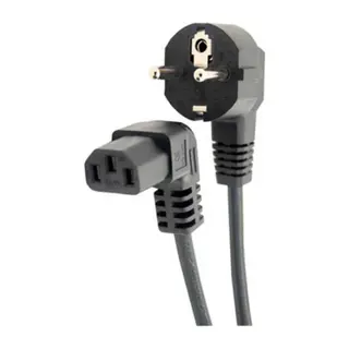 SENSEI EU POWER CORD L TİPİ (UST) 3X0.75MM 220V 90 DERECE 1.5 METRE POWER KABLO