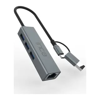 INCA IUTP-03T USB HUBX3 USB 3.0 10 GBPS+ETHERNET RJ45 1000MBPS ÇOKLAYICI