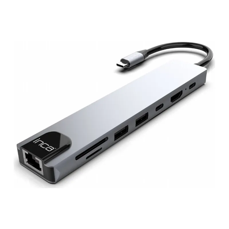 INCA ITPC-7 TYPE-C HUB X8COMBO ÇOKLAYICI