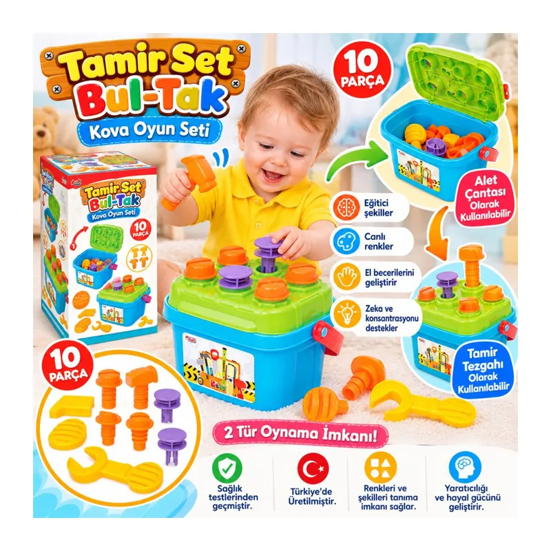 Tamir Set Bul-Tak Kova Oyun Seti