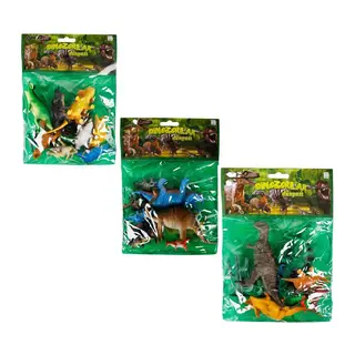 Dinozorların Dünyası Poşetli Hayvan Oyun Seti Orta Boy