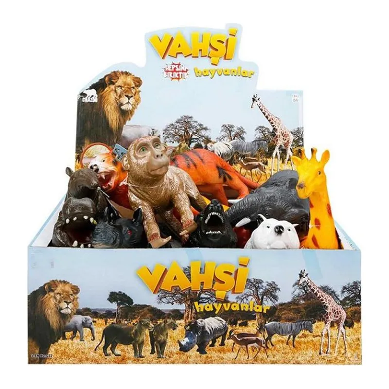 S00000725 VAHŞİ HAYVANLAR FOAM SESLİ 27CM