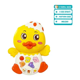 JLG-855-144A IŞIKLI VE MÜZİKLİ ÖRDEK BEBEK