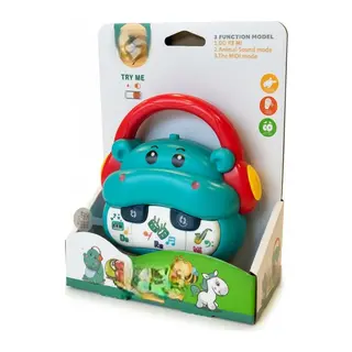855-152D PİLLİ MÜZİKLİ HİPOPOTAM