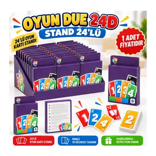 S01005311 OYUN 24D STAND 24 LÜ (1 ADET FİYATIDIR)