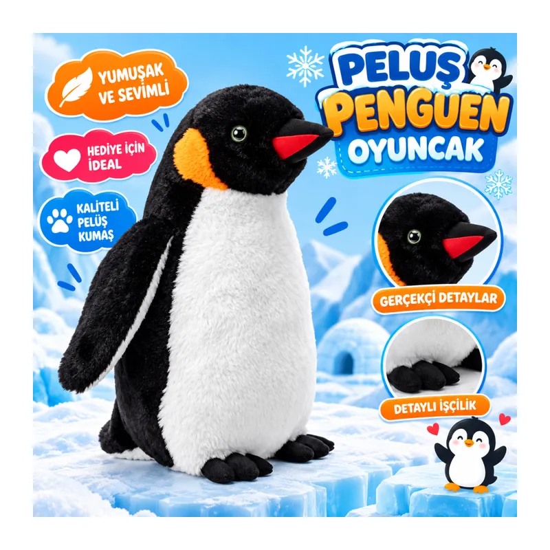 PELUŞ PENGUEN OYUNCAK