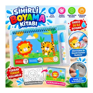 BK010-BK003 SİHİRLİ BOYAMA KİTABI