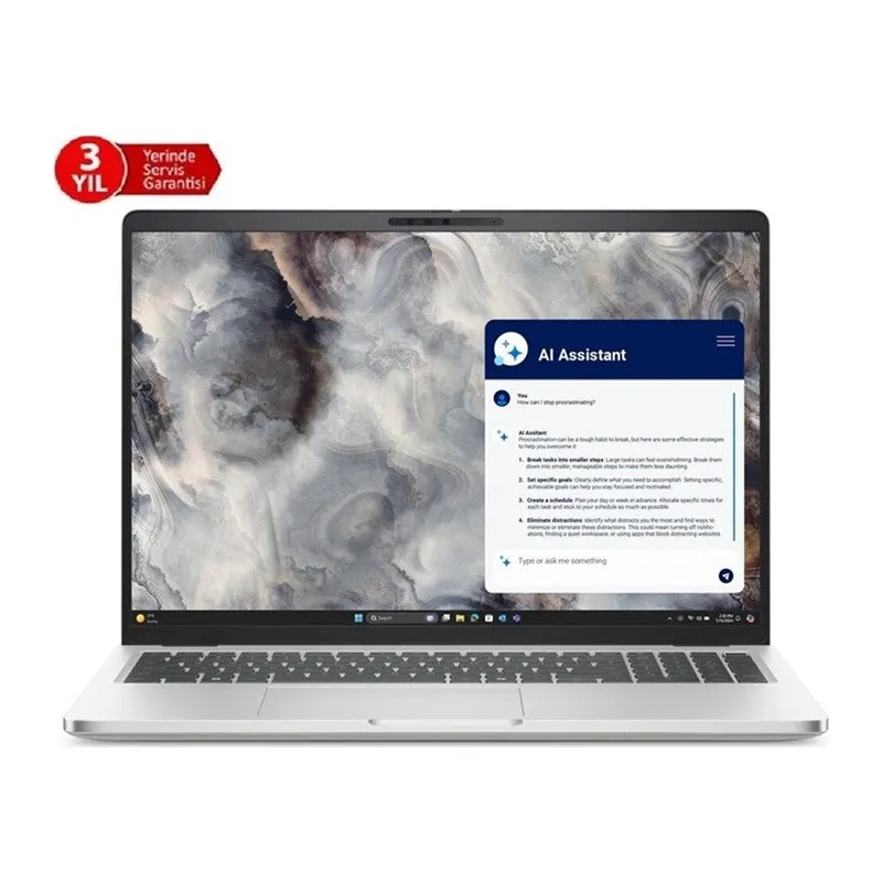 DELL NB PRO 16 ULTRA5 235U 16GB 512SSD DOS BTO105_PC16250_U (3 YIL YERİNDE GARANTİ)
