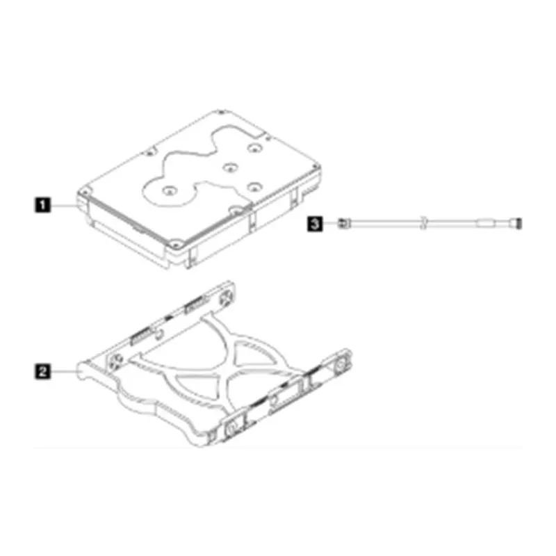 LENOVO THINKSYSTEM 4XB7A77446 ST50/ST45 SERIES 3.5 2TB 7.2K SATA6GB NON-HOT SWAP 512N HDD