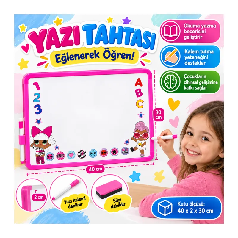 7589 El Tipi Yazı Tahtası Çıtalı