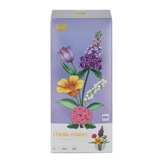 LZ4604 NessiWorld Çiçek Blok Seti 608 Parça -Vagon life