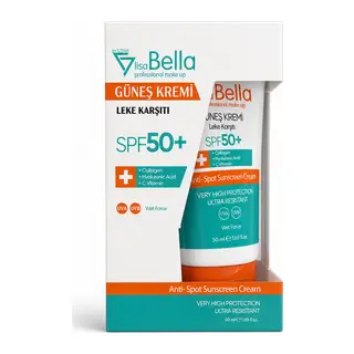 Lisa Bella Leke Karşıtı Güneş Kremi SPF 50+ 50 ml
