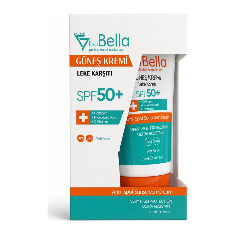 Lisa Bella Leke Karşıtı Güneş Kremi SPF 50+ 50 ml