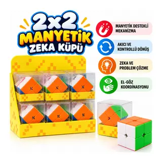 2x2 Tic Tac Manyetik Küp