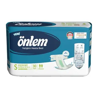 Belbantlı Yetişkin Hasta Bezi - S - 120 Adet, 4 Paket