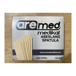 Tahta Dil Basacağı - Abeslang (Spatula) Non Steril 100'lü Kutu