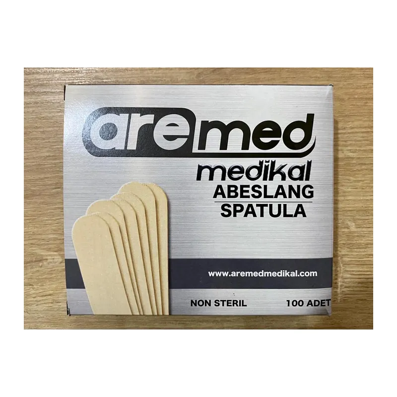 Tahta Dil Basacağı - Abeslang (Spatula) Non Steril 100'lü Kutu