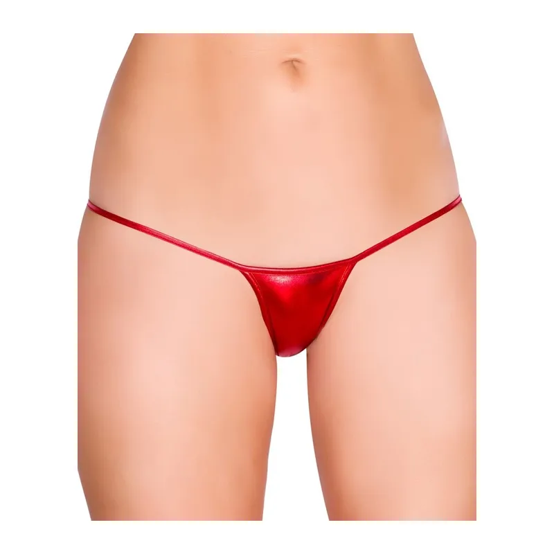 Kırmızı Deri Görünümlü Tanga Tm1112 - Kırmızı / L