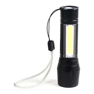 Cep Feneri Mini Çok Güçlü Şarjli El Feneri Led Fener (Xpe + Cob Led)